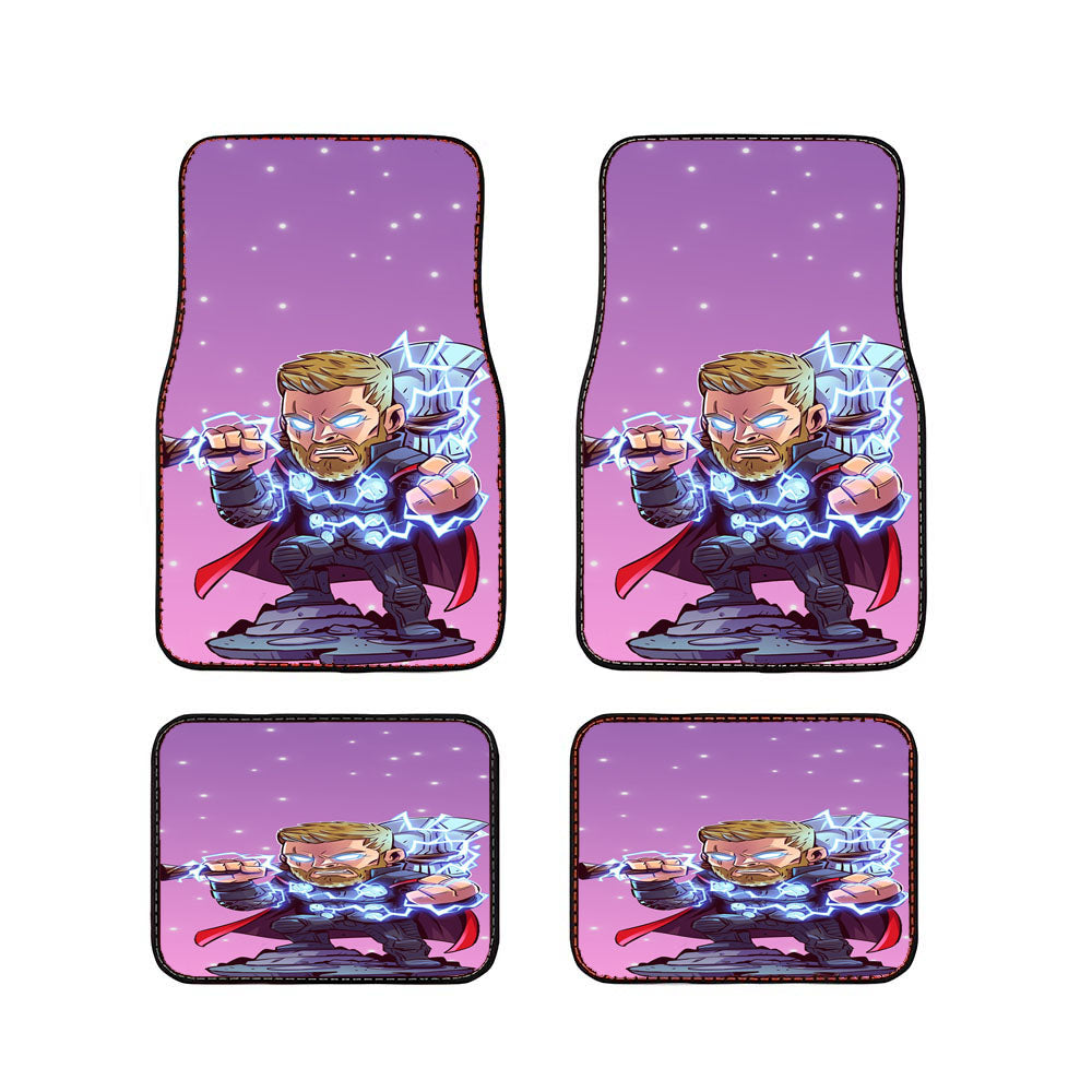 Chibi Thor Car Floor Mats Accessories