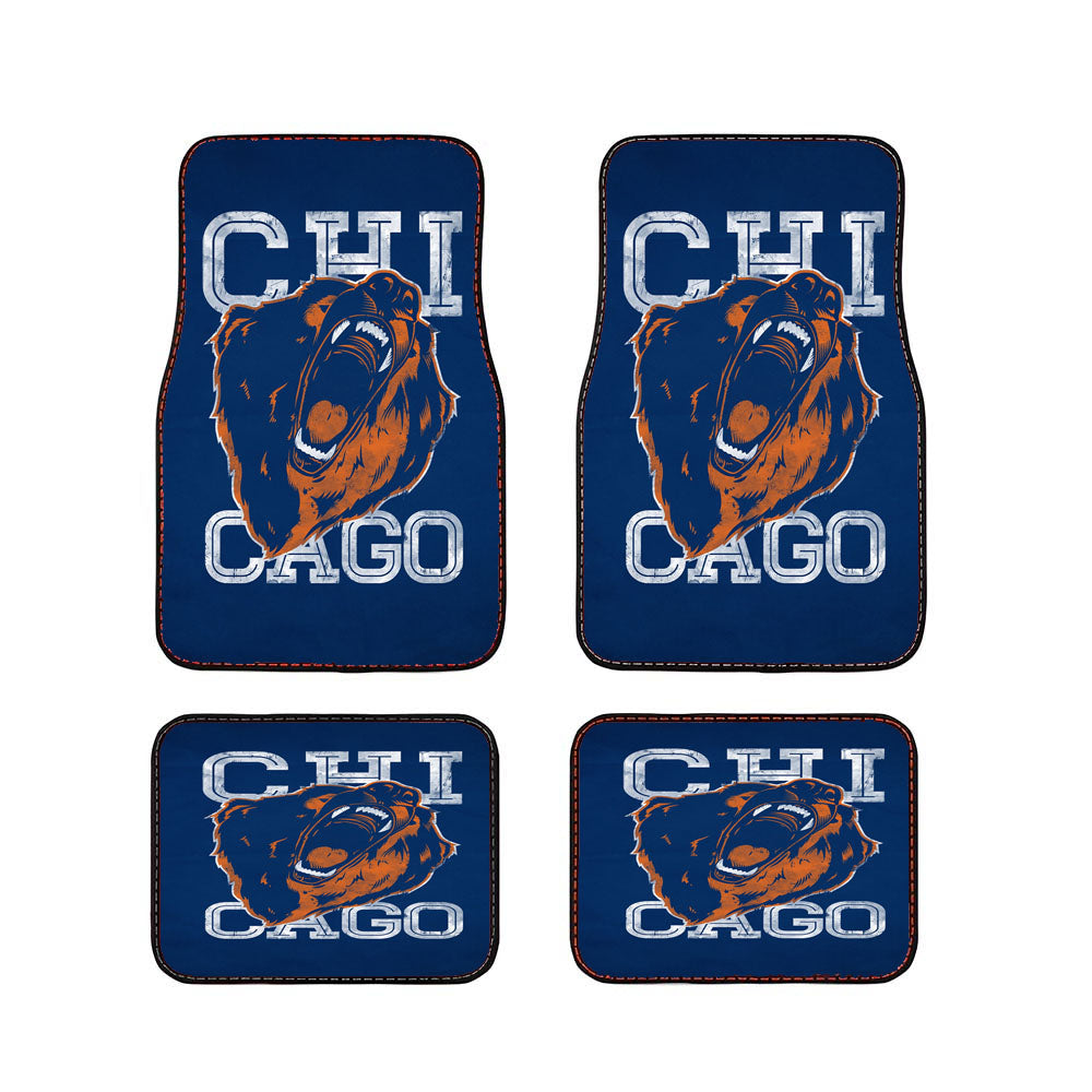 Chicago Angry Bears Nfl Car Floor Mats Accessories