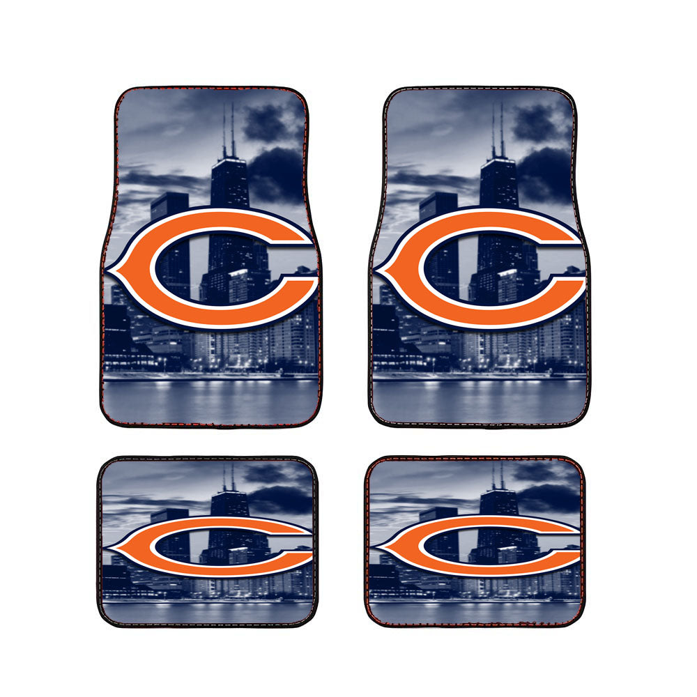 Chicago Bears Emblem Car Floor Mats Accessories