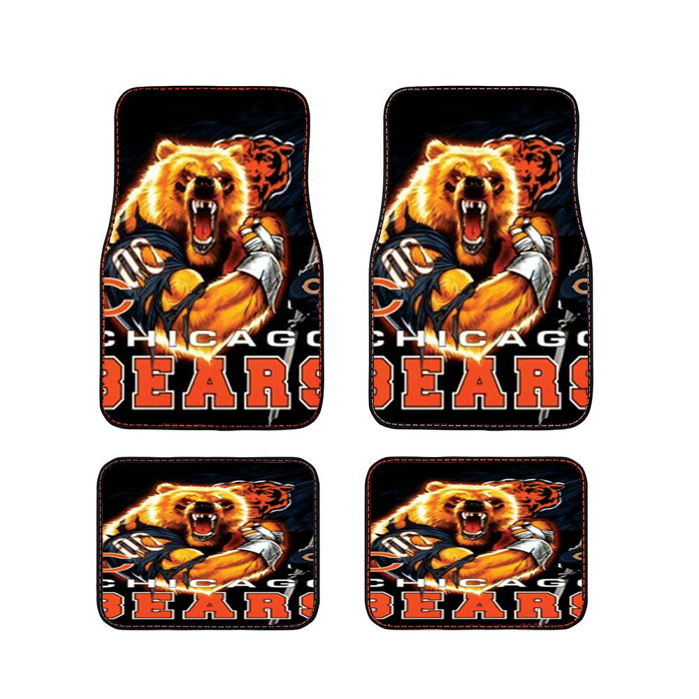 Chicago Bears Grrr Car Floor Mats Accessories