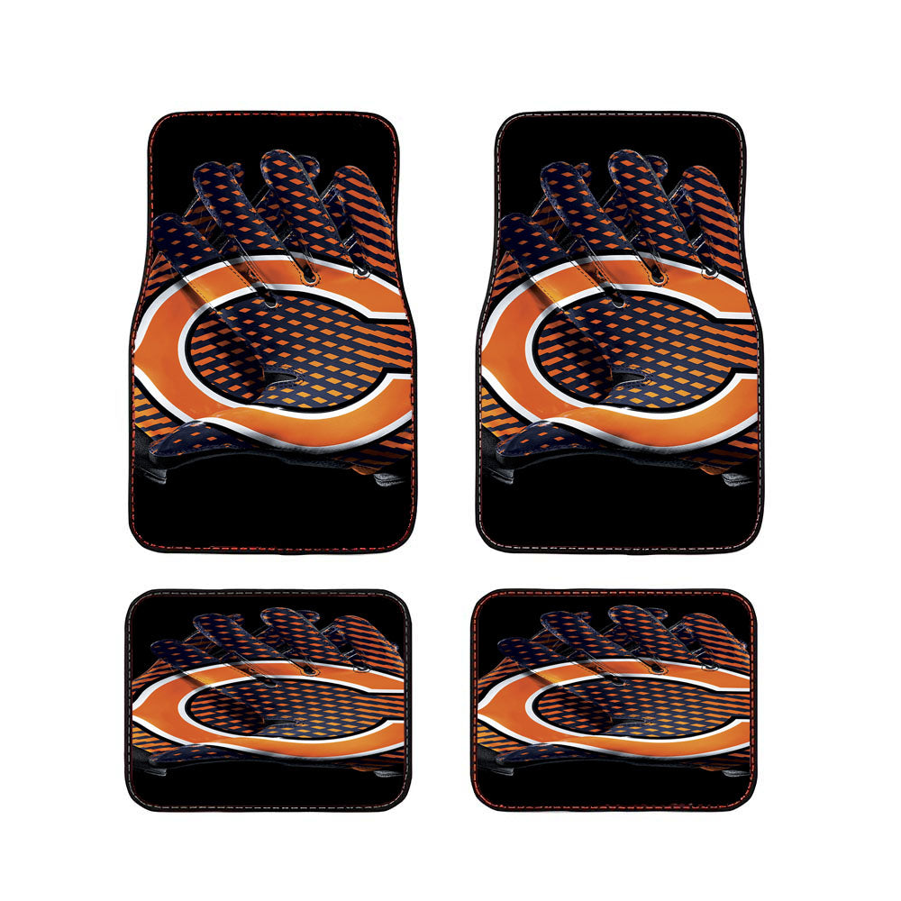 Chicago Bears Nfl 2 Car Floor Mats Accessories