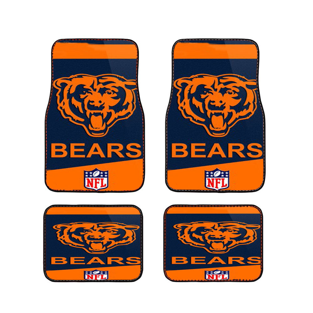 Chicago Bears Nfl Sport Logo Car Floor Mats Accessories