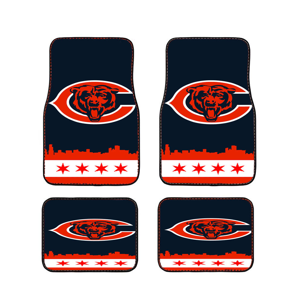 Chicago Bears Town Car Floor Mats Accessories