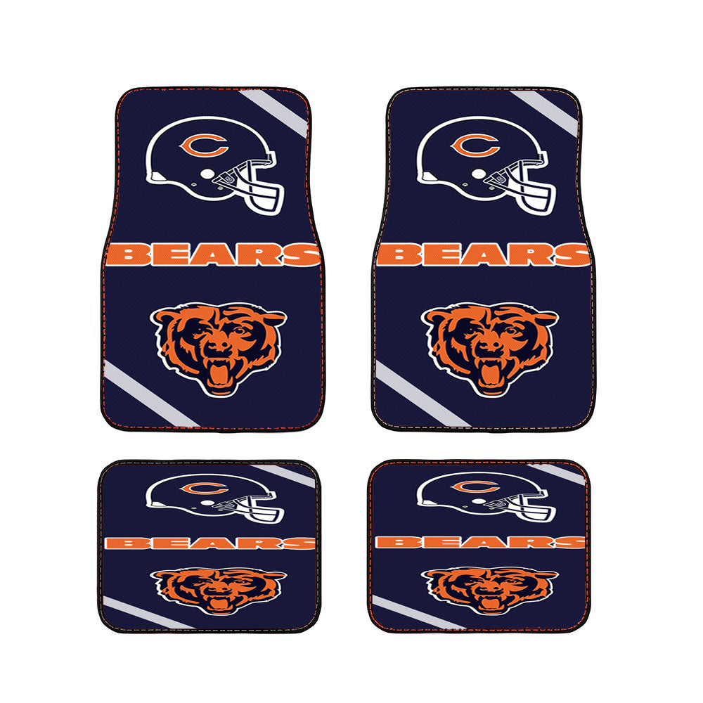 Chicago Bears Wallpaper Car Floor Mats Accessories
