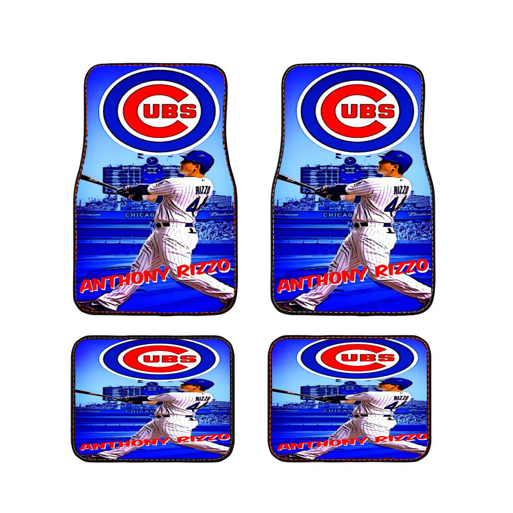 Chicago Cubs Anthony Rizzo Car Floor Mats Accessories