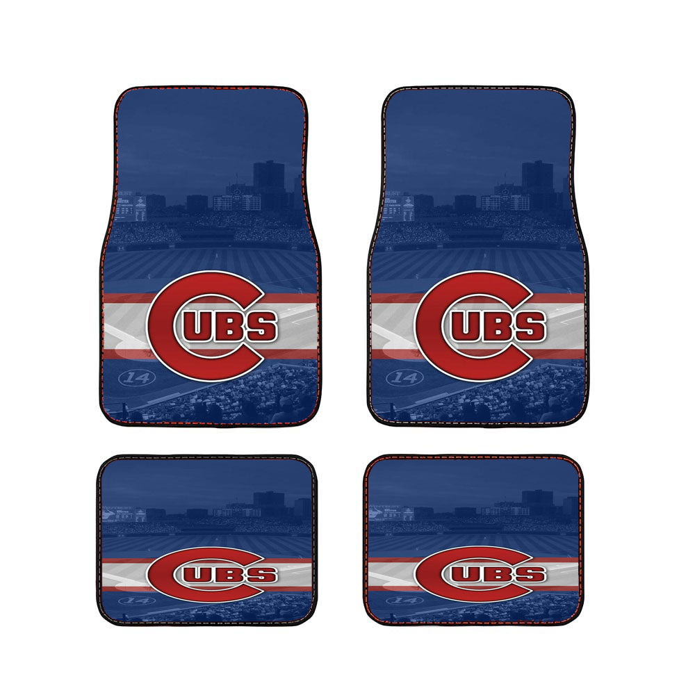 Chicago Cubs Atmosphere Car Floor Mats Accessories