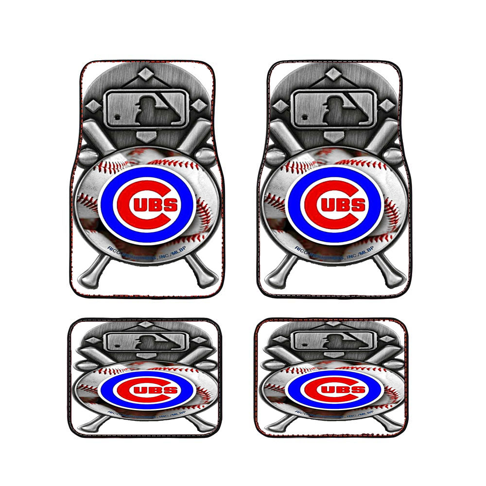 Chicago Cubs Basebal Car Floor Mats Accessories