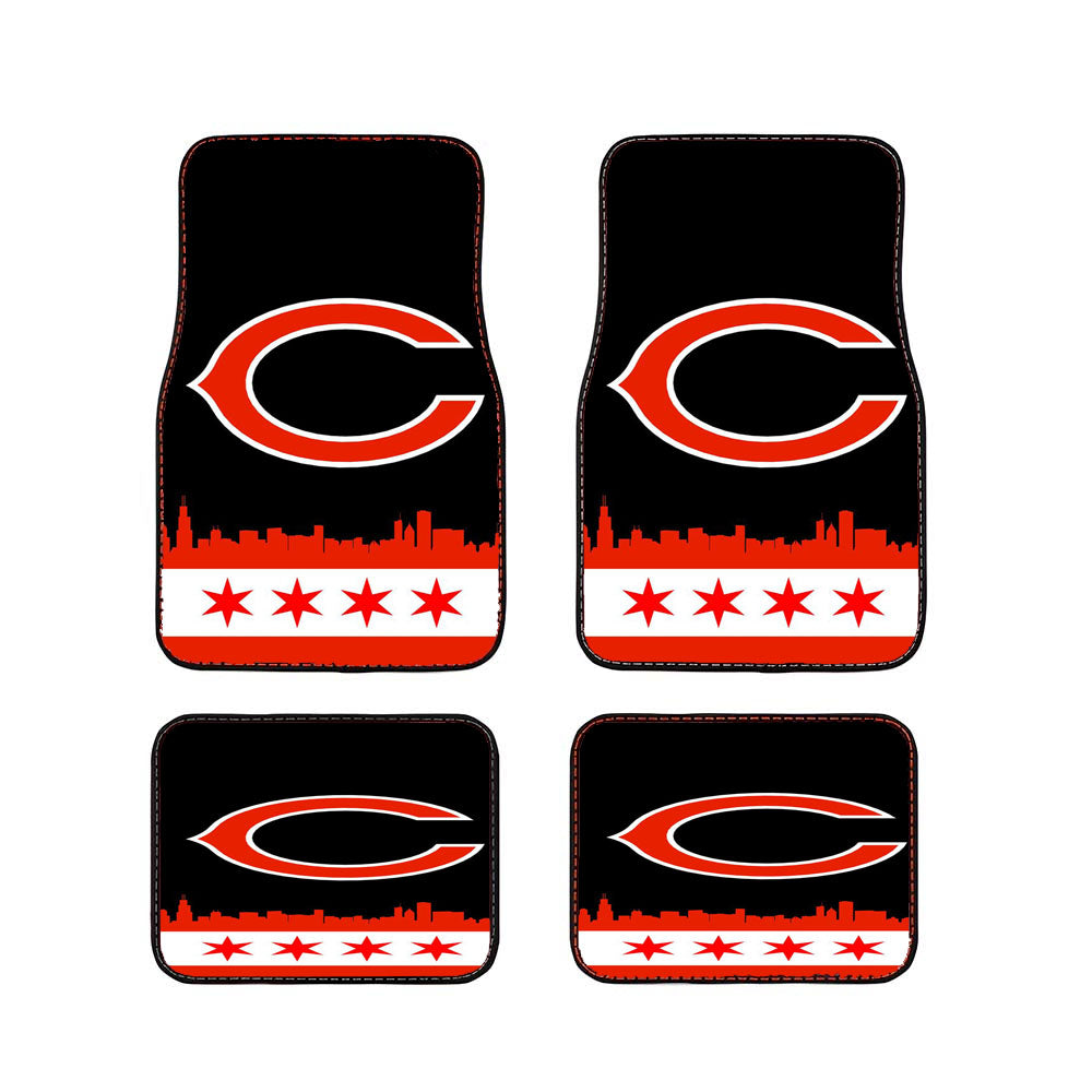 Chicago Cubs Black Car Floor Mats Accessories