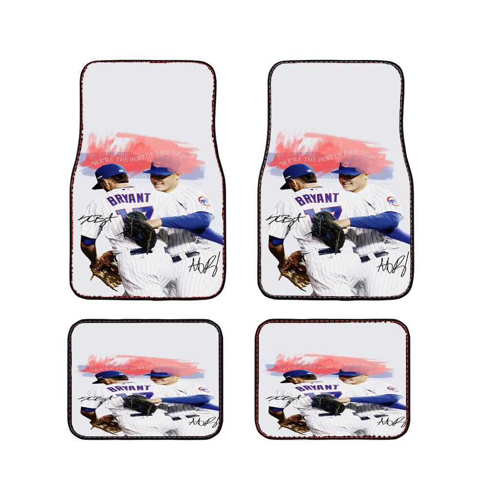 Chicago Cubs Bryant And Rizzo Car Floor Mats Accessories