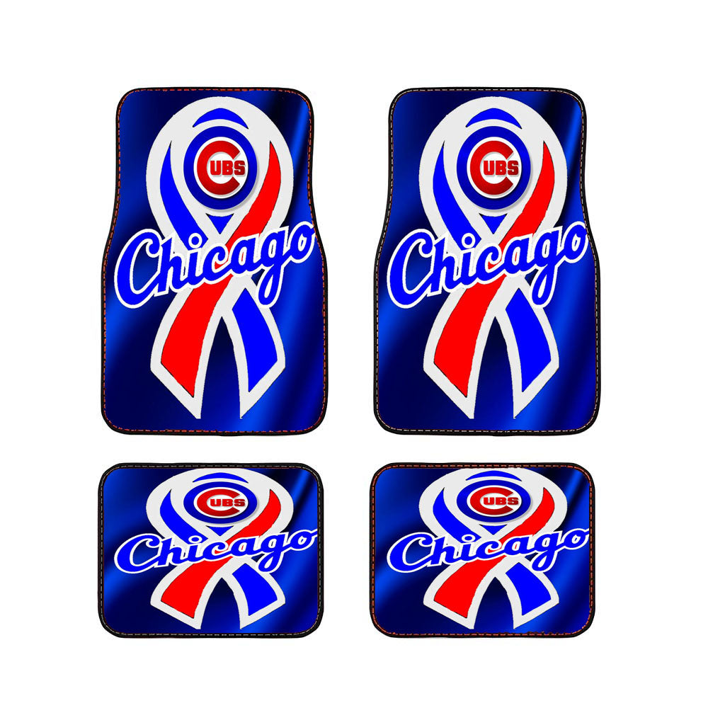 Chicago Cubs Flag Car Floor Mats Accessories