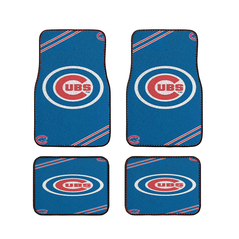 Chicago Cubs Logo Car Floor Mats Accessories