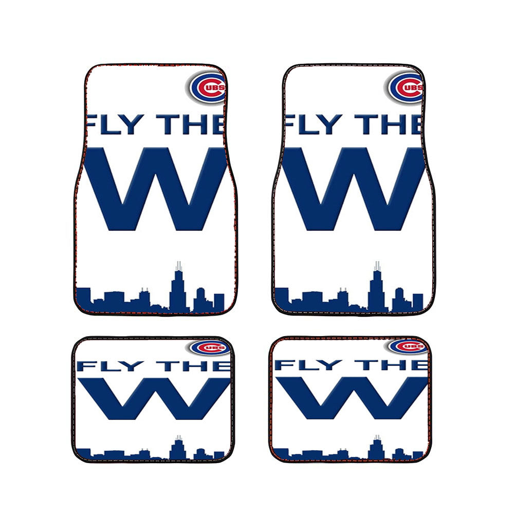 Chicago Cubs Mlb Icon Car Floor Mats Accessories