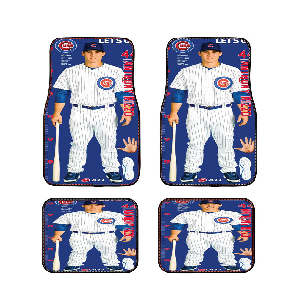 Chicago Cubs Player Car Floor Mats Accessories