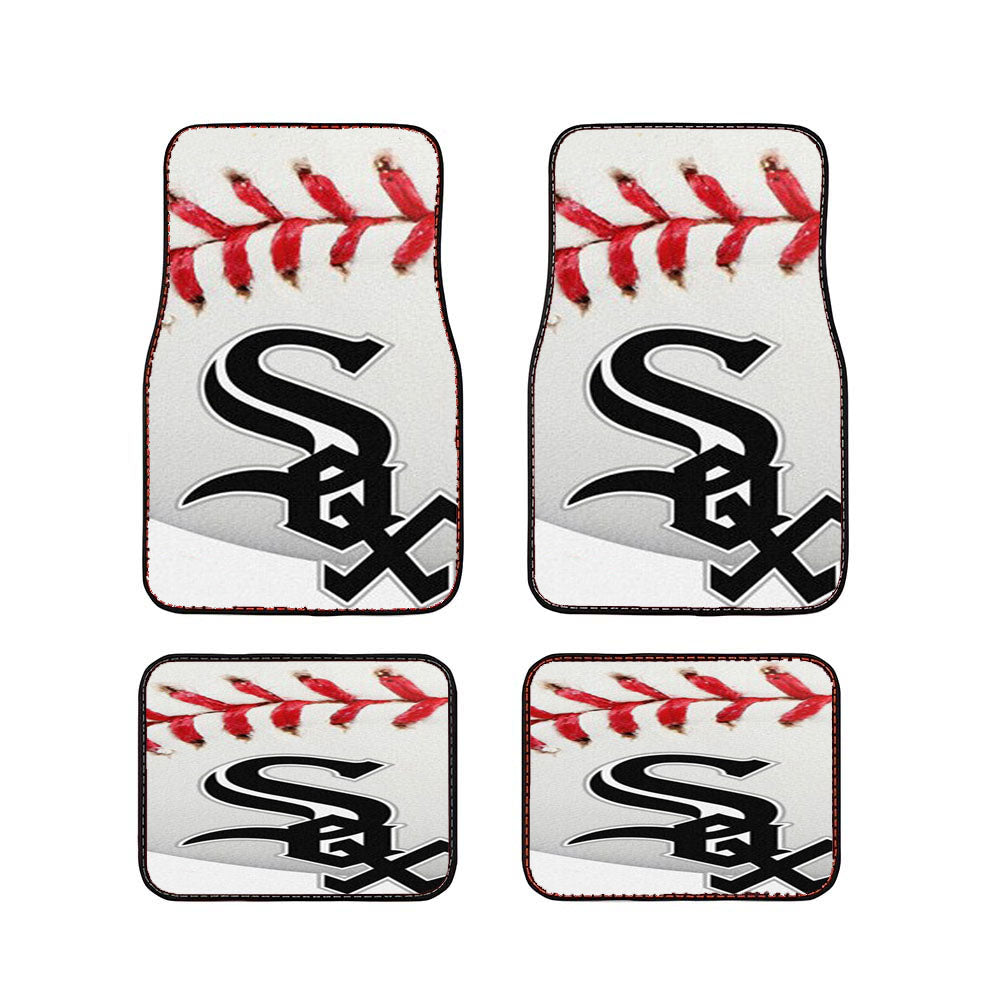 Chicago White Sox Mlb Sport Logo Car Floor Mats Accessories