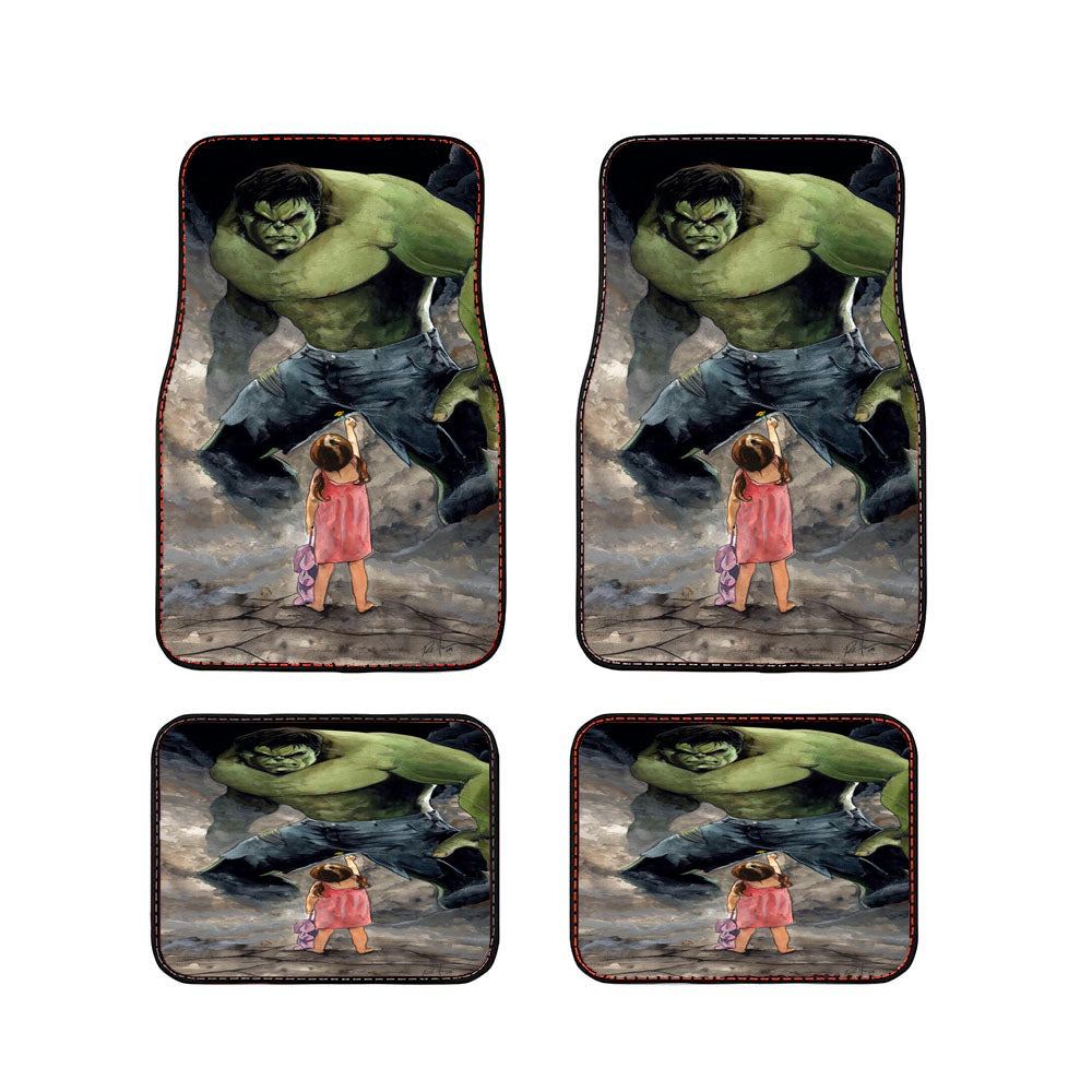 Child And Hulk Car Floor Mats Accessories