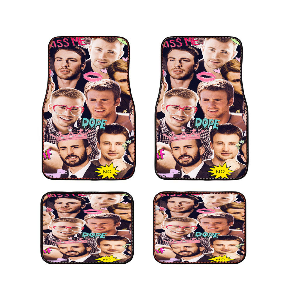 Chris Evans Captain America Car Floor Mats Accessories