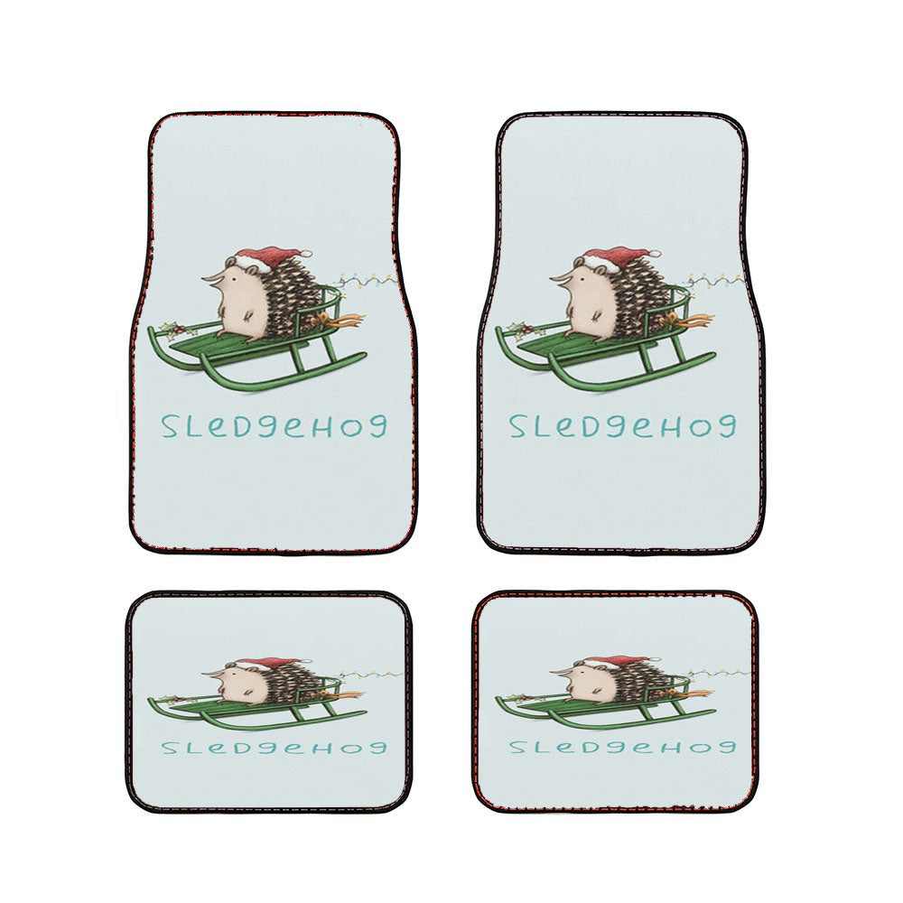 Christmas Jumper Pattern Gingerbread Man Car Floor Mats Accessories