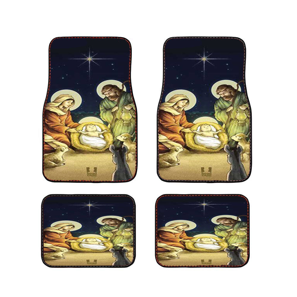 Christmas Nativity Car Floor Mats Accessories