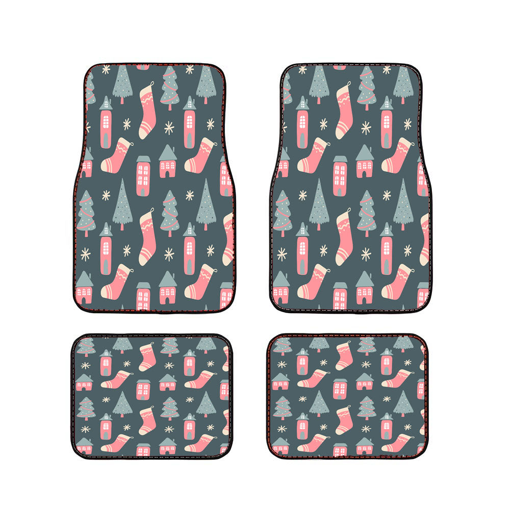 Christmas Patterns Set 07 Car Floor Mats Accessories