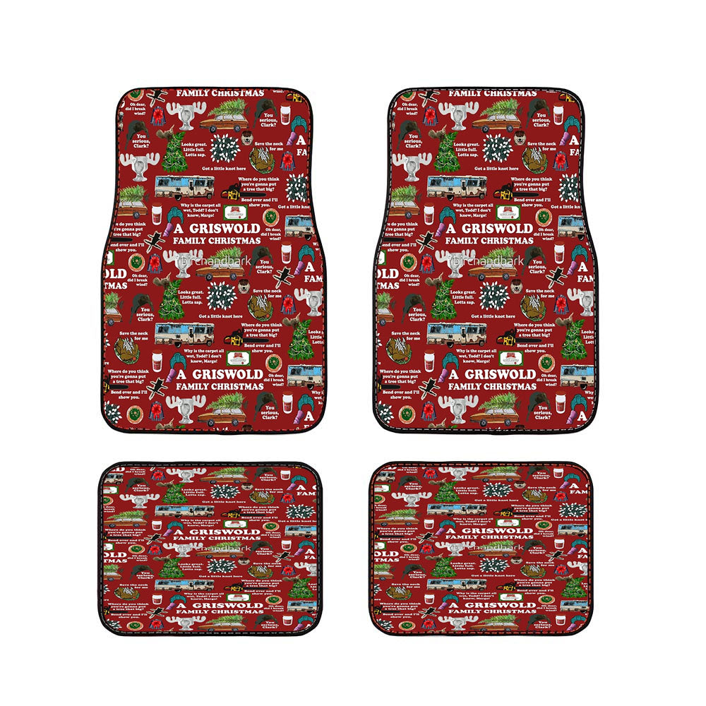 Christmas Vacation Collage Car Floor Mats Accessories