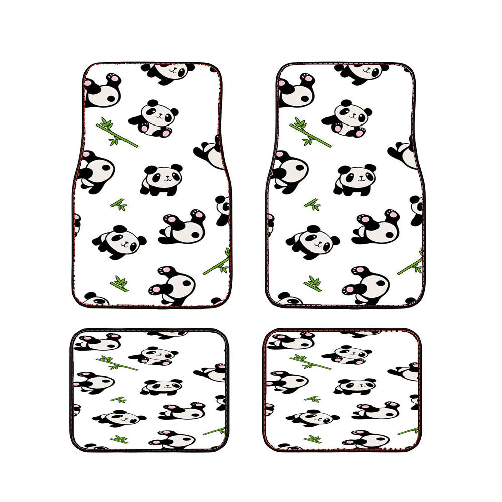 Chubby Panda Funny Pattern Car Floor Mats Accessories