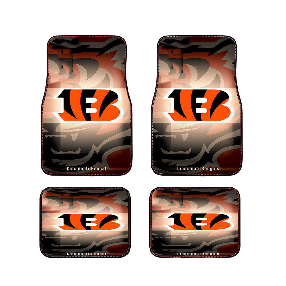 Cincinnati Bengals Logo 9 Car Floor Mats Accessories