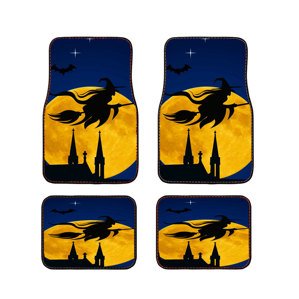 Classic Witch Halloween Car Floor Mats Accessories