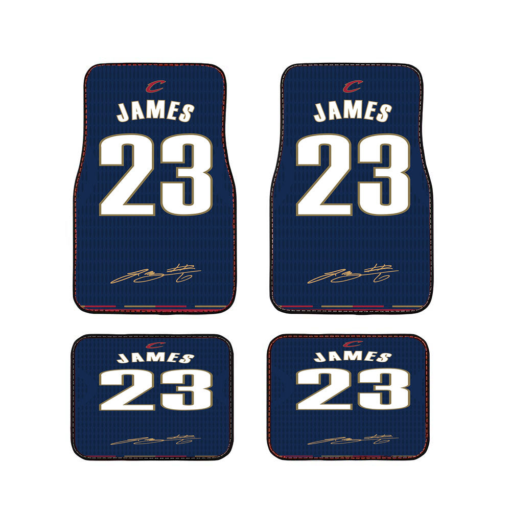 Cleveland Cavaliers James Blue Car Floor Mats Accessories