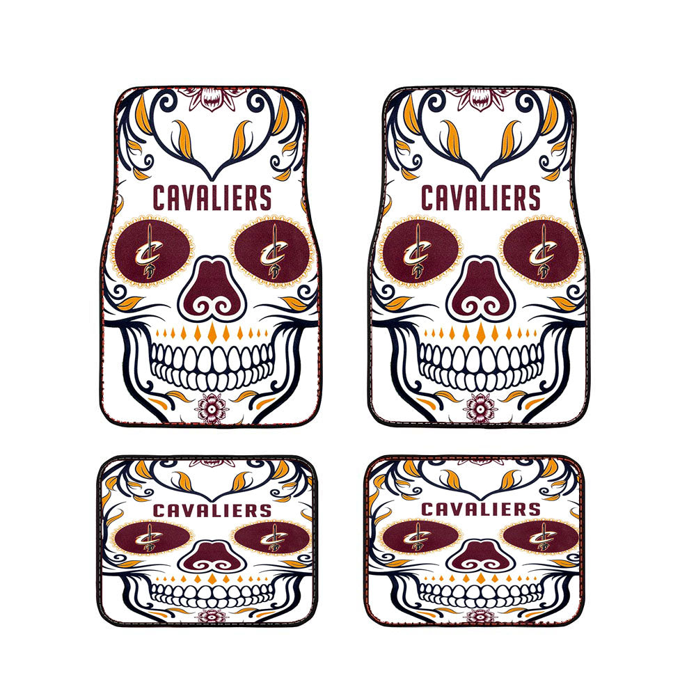 Cleveland Cavaliers Skull Car Floor Mats Accessories