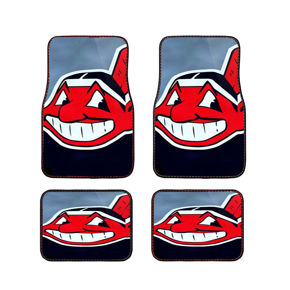 Cleveland Indians Mlb Sport Logo Car Floor Mats Accessories