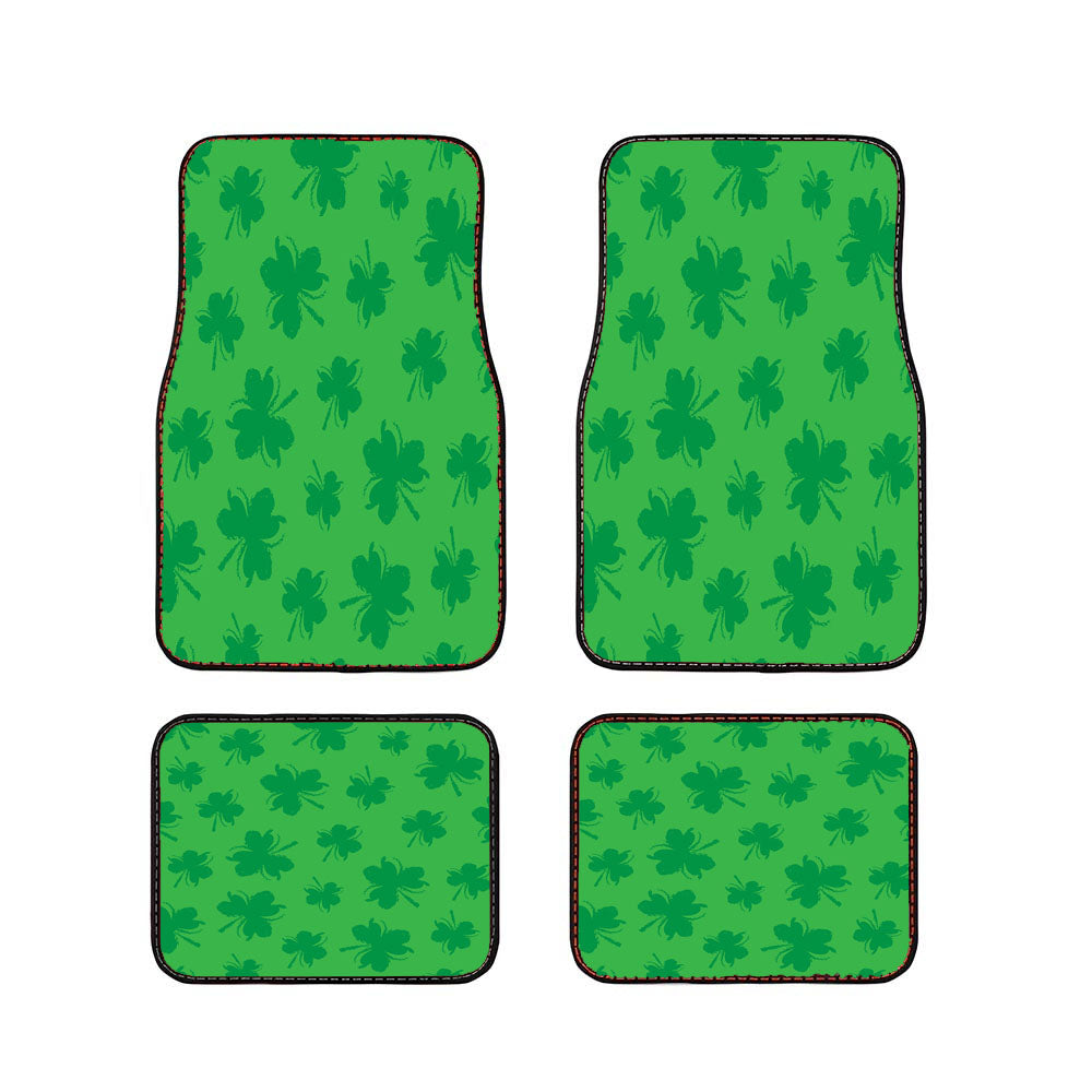 Clover Patrick Pattern Car Floor Mats Accessories