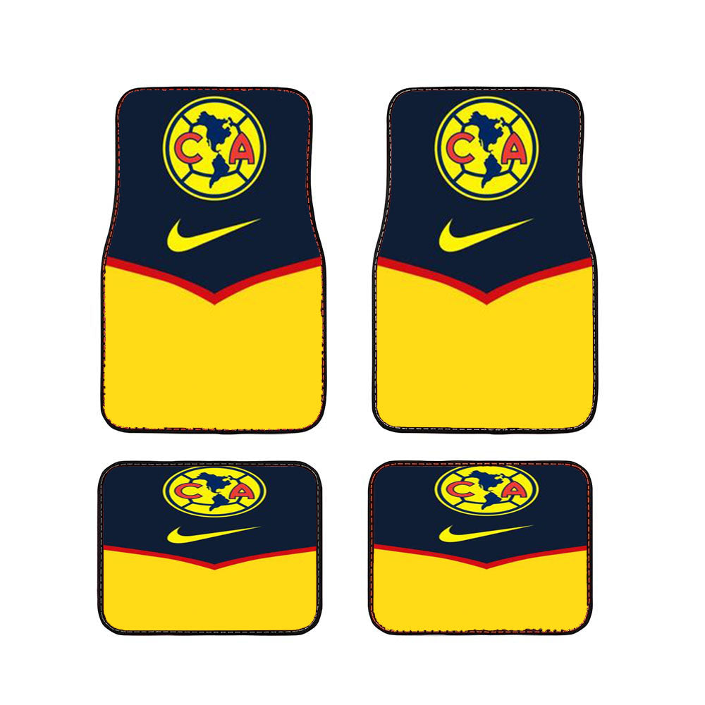 Club America Batch Logo Car Floor Mats Accessories