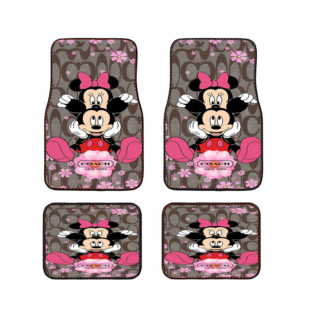 Coach Mickey Minnie Car Floor Mats Accessories