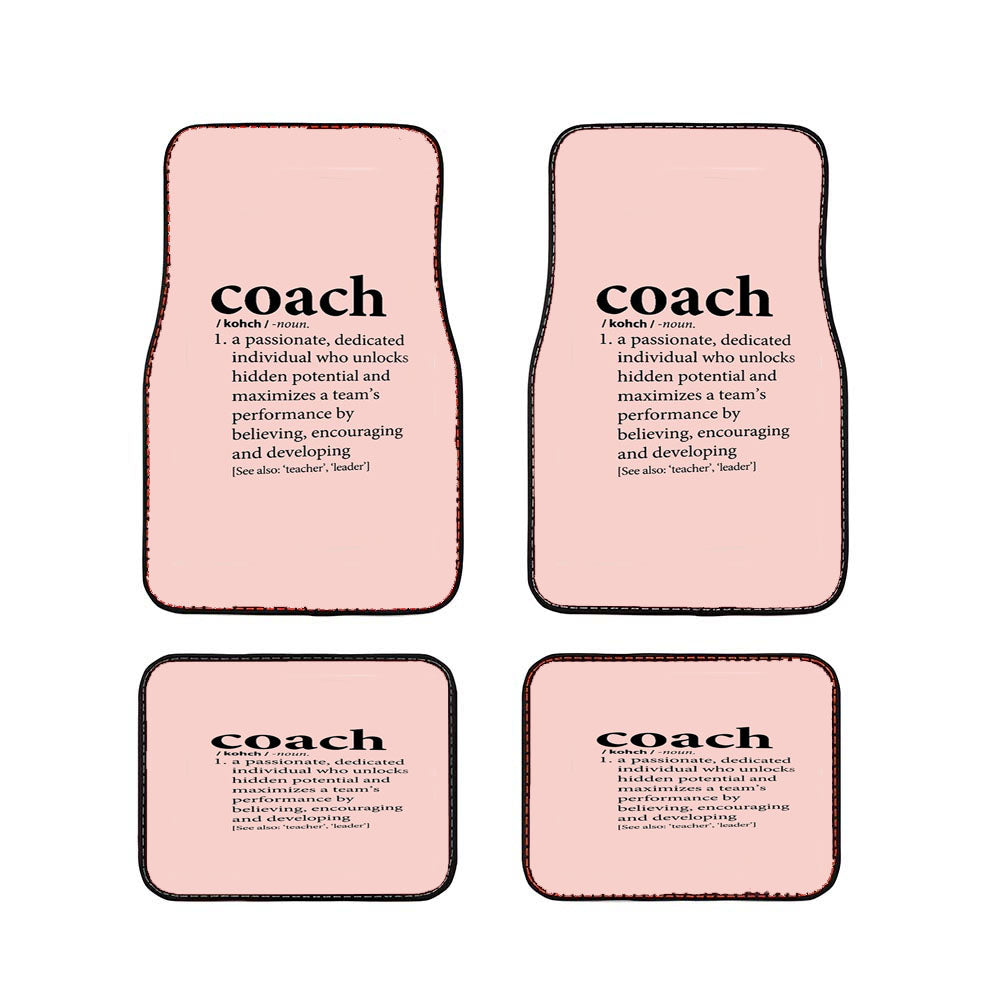Coach Passionate Car Floor Mats Accessories