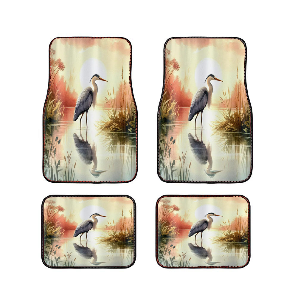 Coastal William Morris Car Floor Mats Accessories