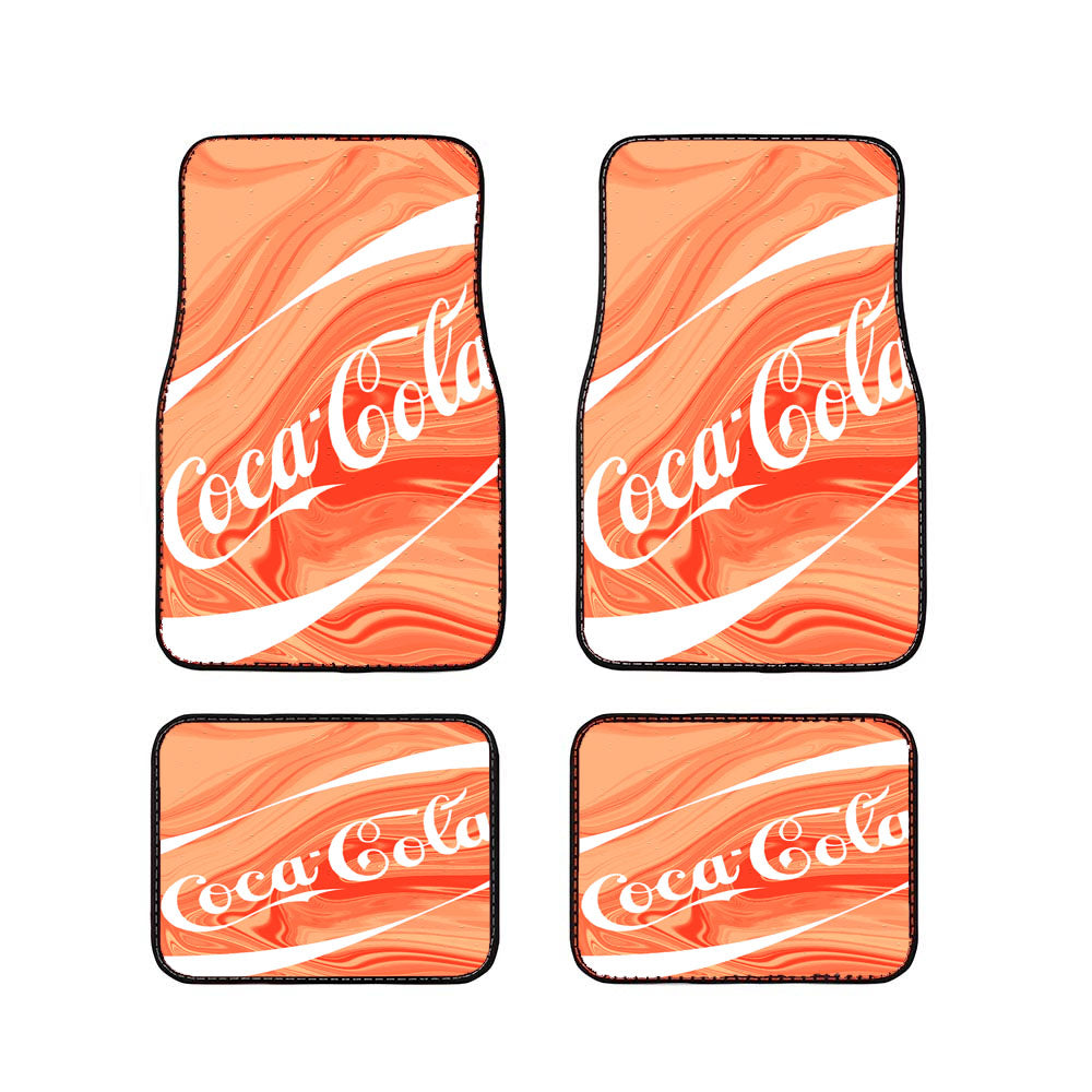 Coca-Cola Marble Pink Car Floor Mats Accessories