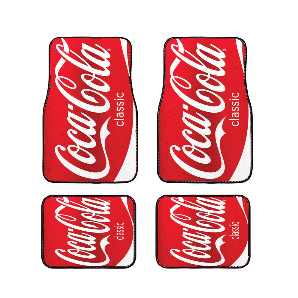 Coca Cola Red Can Car Floor Mats Accessories