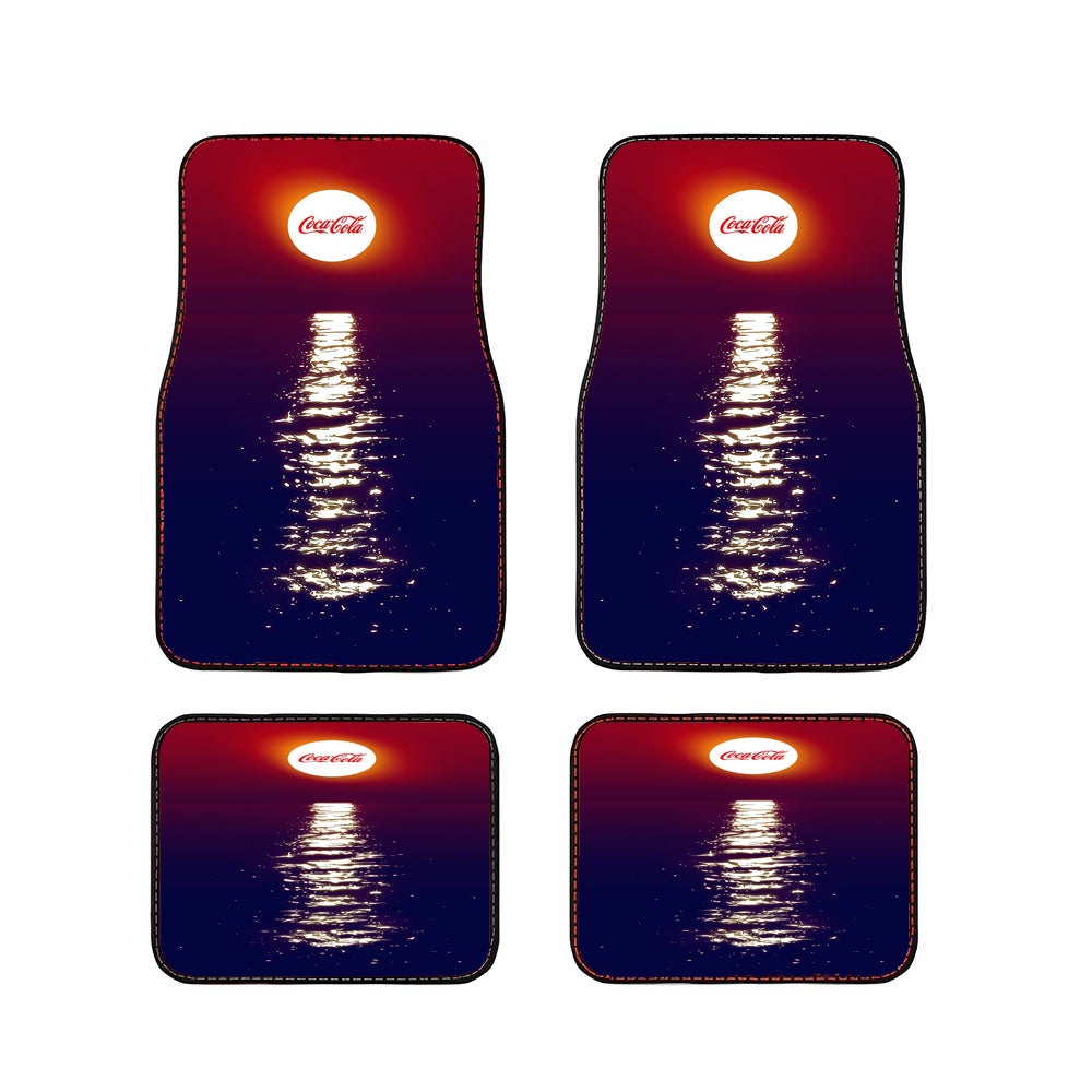 Coca Cola Sunset Reflection Car Floor Mats Accessories