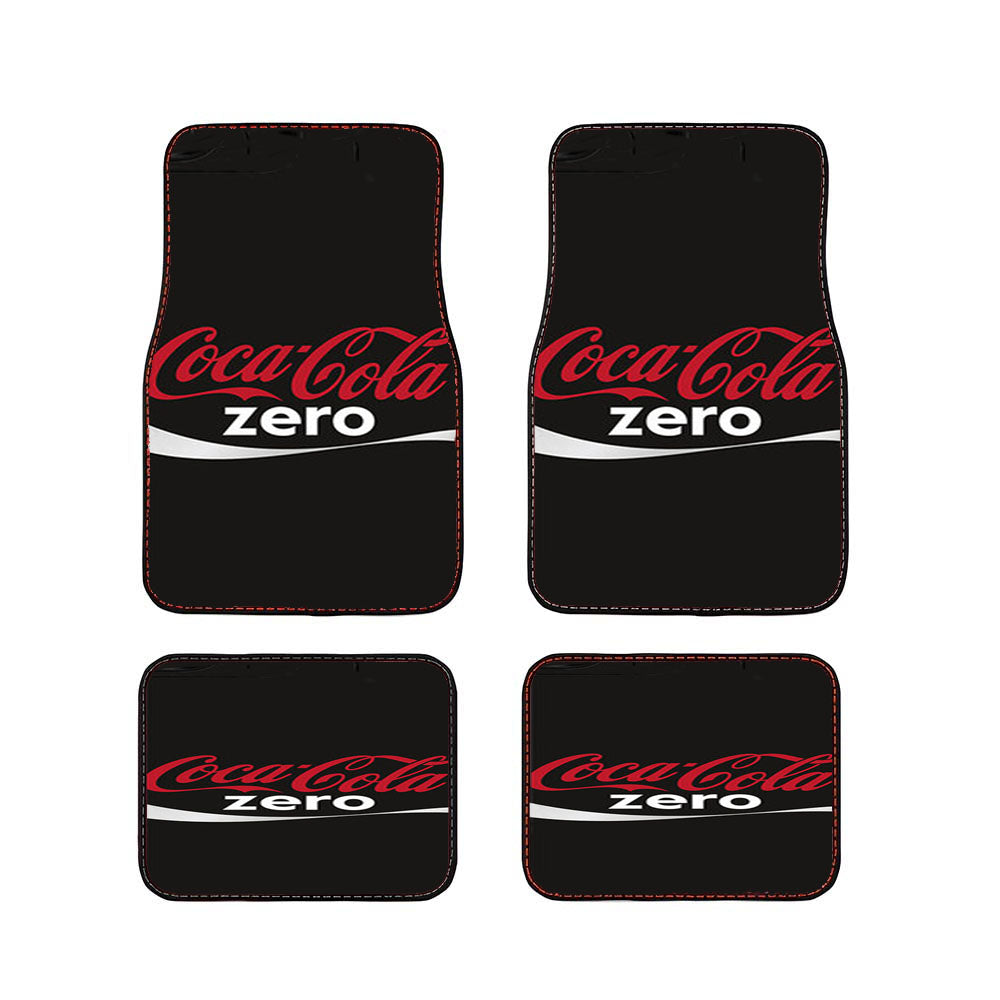 Coca Cola Zero Black Car Floor Mats Accessories