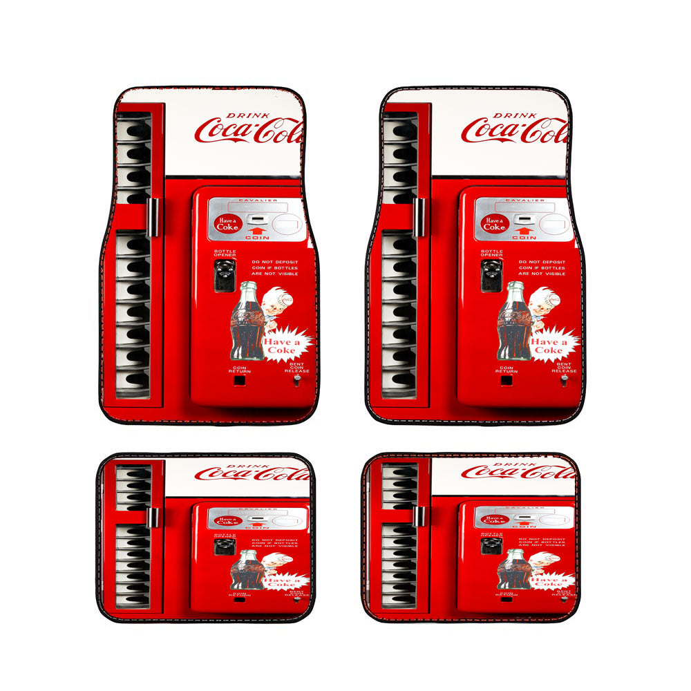 Cocacola Machine Car Floor Mats Accessories