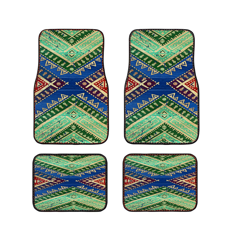 Colorful Aztec Bohemian Car Floor Mats Accessories