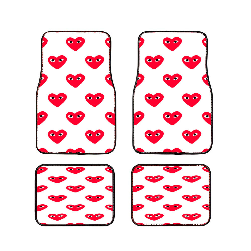 Comme Des Garcons Pattern Car Floor Mats Accessories