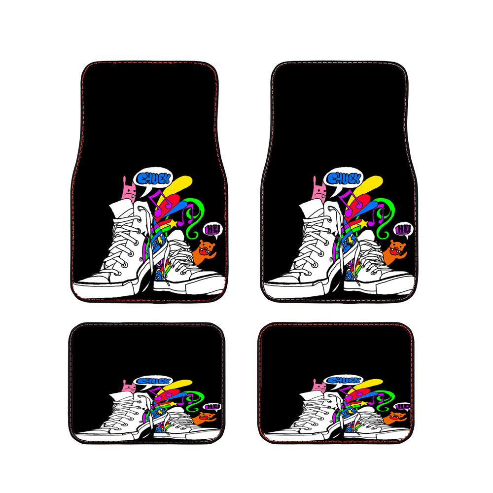 Converse Fun And Doodle Car Floor Mats Accessories
