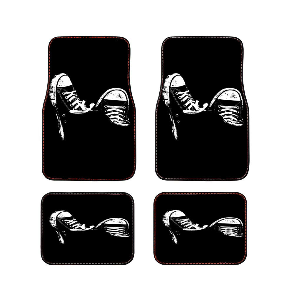 Converse White Silhouette Car Floor Mats Accessories