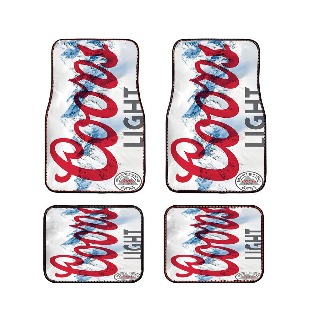 Coors Light Beer Car Floor Mats Accessories