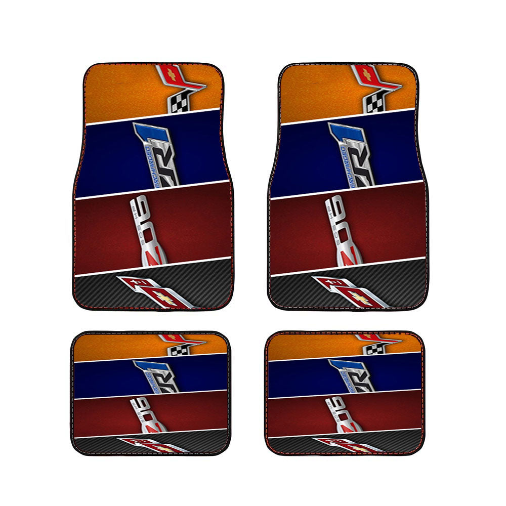 Corvette Chevy 2 Car Floor Mats Accessories