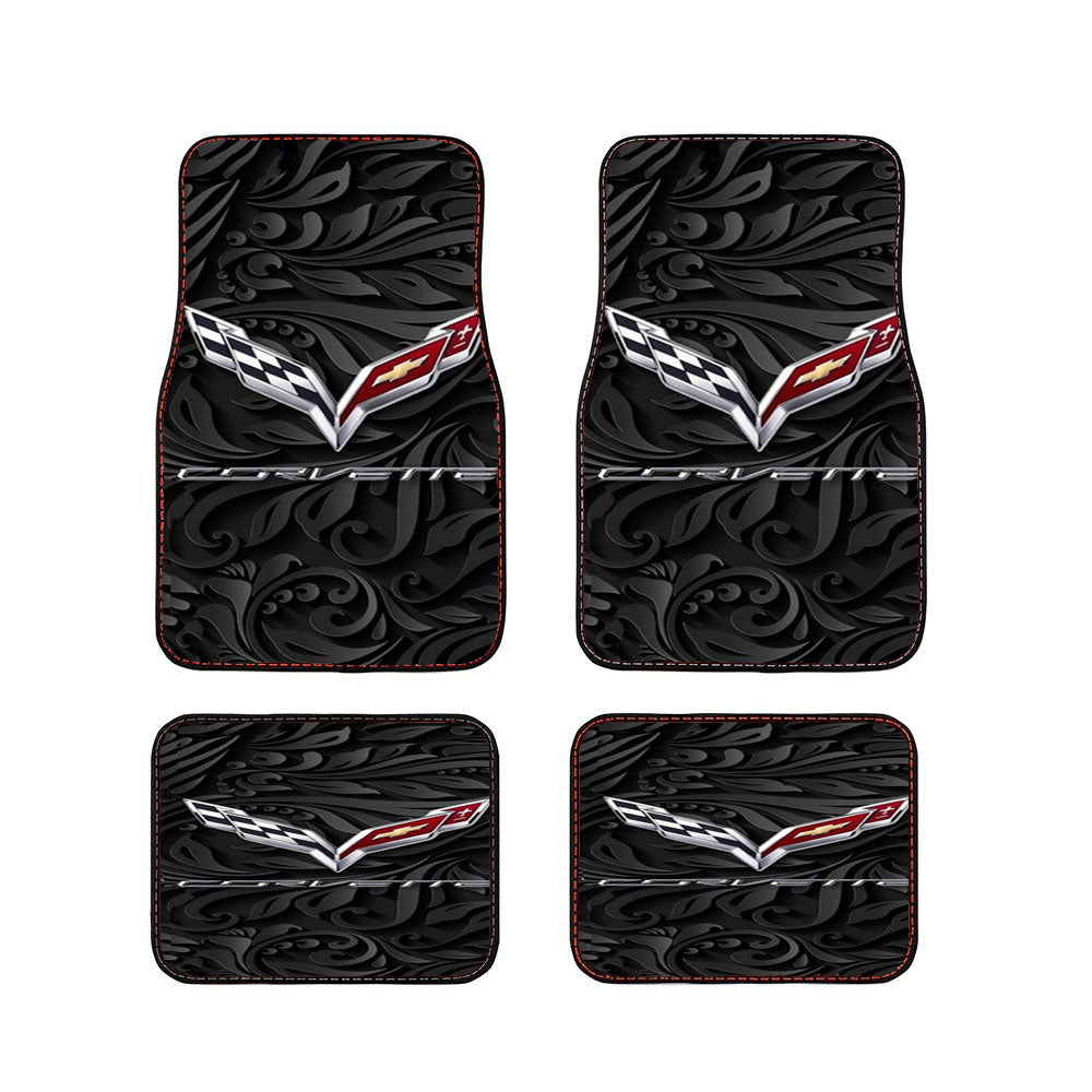 Corvette Chevy Symbol Car Floor Mats Accessories