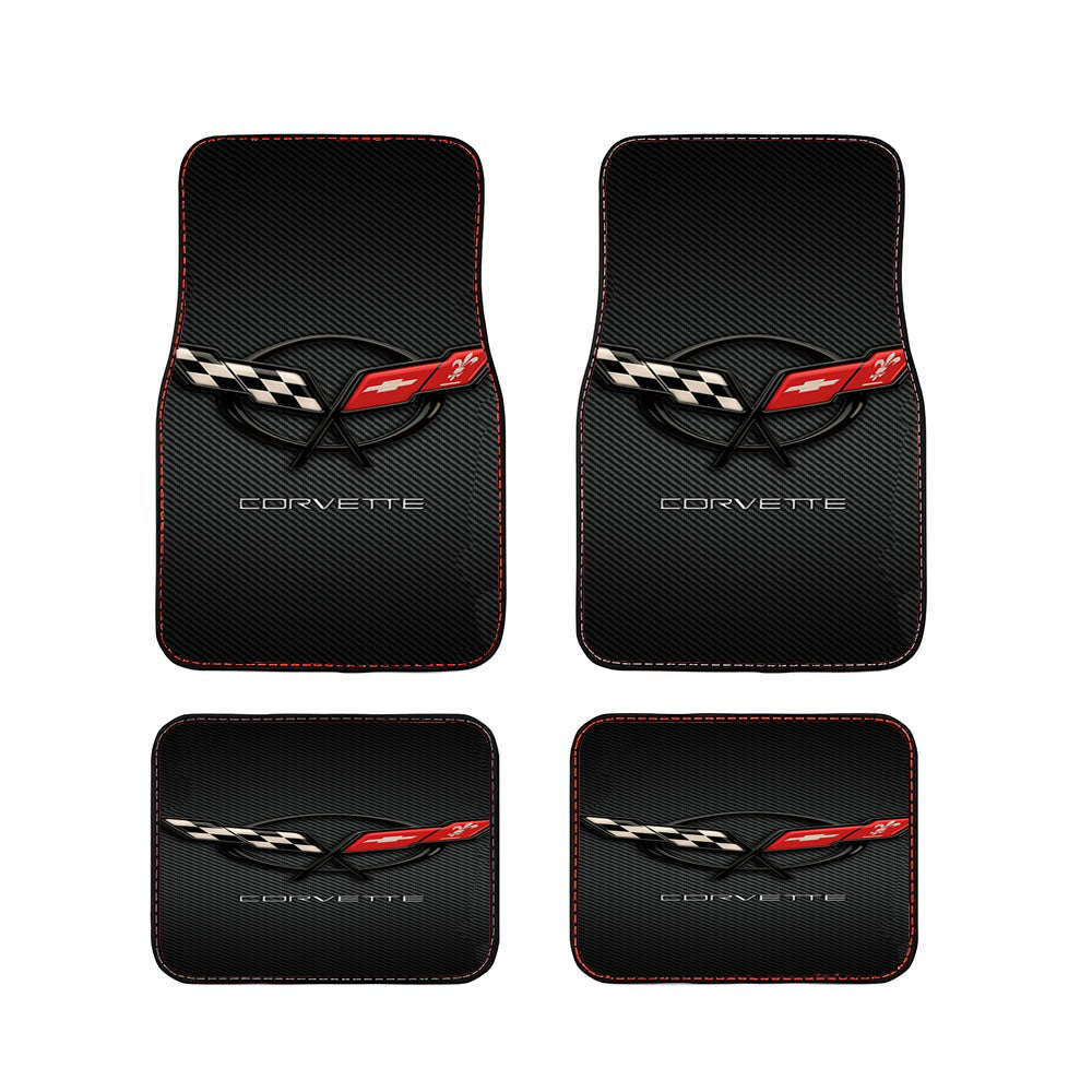 Corvette Logo Car Floor Mats Accessories