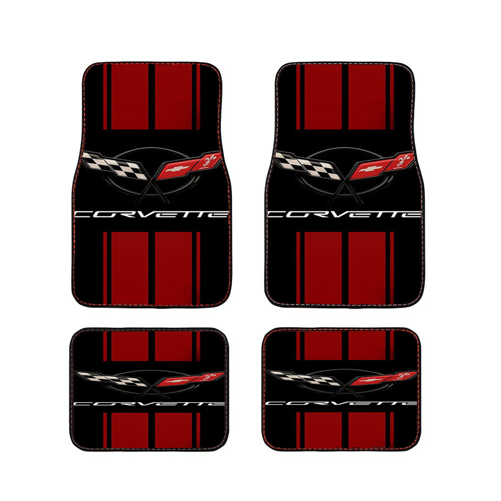 Corvette Racing Chevy Car Floor Mats Accessories