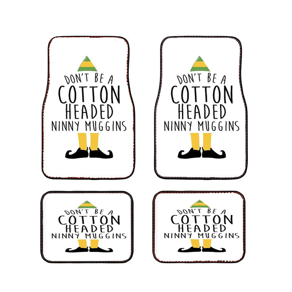 Cotton Headed Ninny Muggins - Buddy The Elf Car Floor Mats Accessories